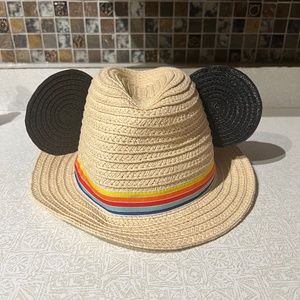 Hanna Andersson Disney Mickey Straw Hat size Medium